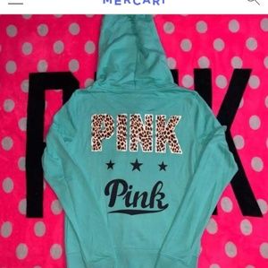 Victoria Secret pink zip on